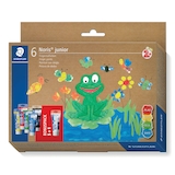 Artikelbild 1 für STAEDTLER Noris Club MALI Fingerfarben farbsortiert 6x 100,0 ml, 6 St., Artikelnummer 193427