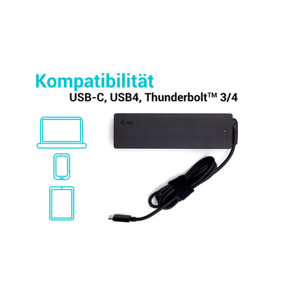 Artikelbild 4 für i-tec® Laptop-Netzteil Universal Charger USB-C PD 3.0 100 W CHARGER-C100W 100 W, Artikelnummer 662779