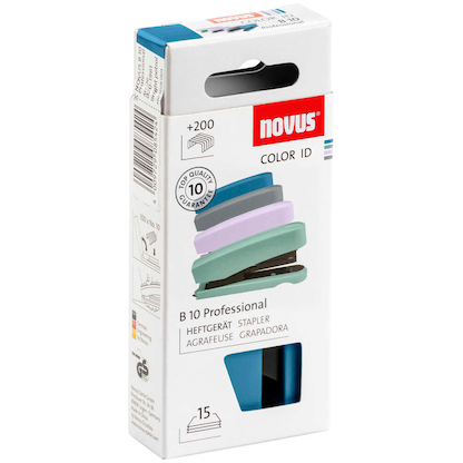 Artikelbild 6 für novus Heftgerät B 10 Professional Color ID 2.0 bright petrol, 1 St., Artikelnummer 787038