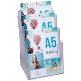 Artikelbild 1 für Exacompta Tischprospekthalter Office Exacryl transparent DIN A5 3 Fächern 18,1 x 15,4 x 28,0 cm, 1 St., Artikelnummer 696959