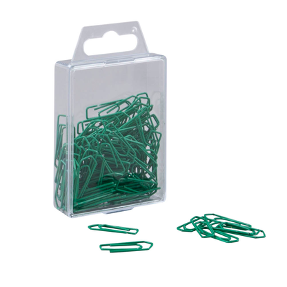 Artikelbild für Gowi Büroklammern grün lackiert, 100 St., Artikelnummer 790824
