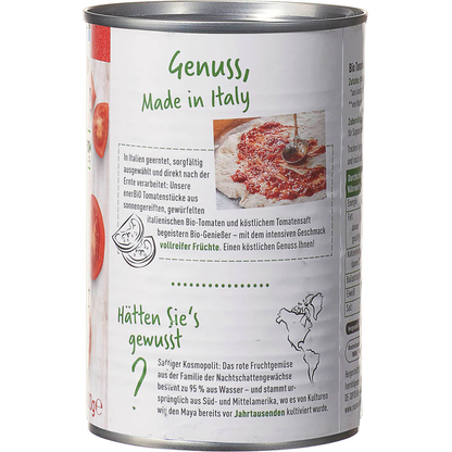 Artikelbild 2 für enerBiO Bio Tomatenstücke 400,0 g, 1 St., Artikelnummer 598894