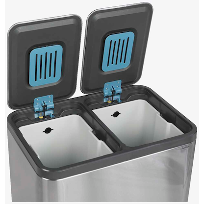 Artikelbild 2 für MAUL Lcycle Mülleimer 40,0 l edelstahl, 1 St., Artikelnummer 778967