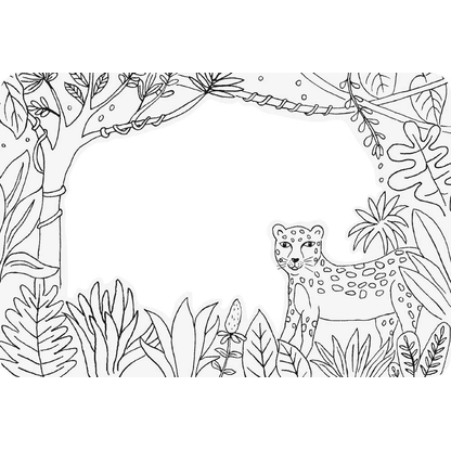 Artikelbild 8 für HEYDA Bastelset Karton-Theater Jungle mehrfarbig, Artikelnummer 779339