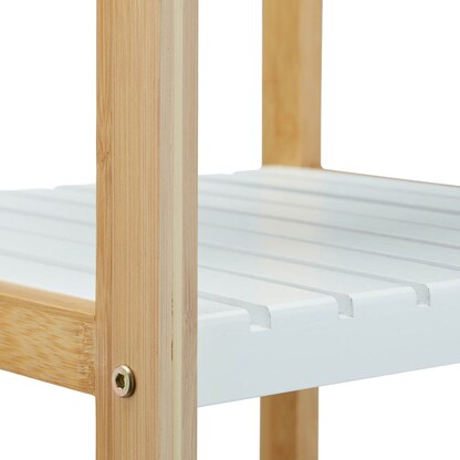 Artikelbild 4 für relaxdays Badregal braun/weiß 33,0 x 34,0 x 110,0 cm, Artikelnummer 448867