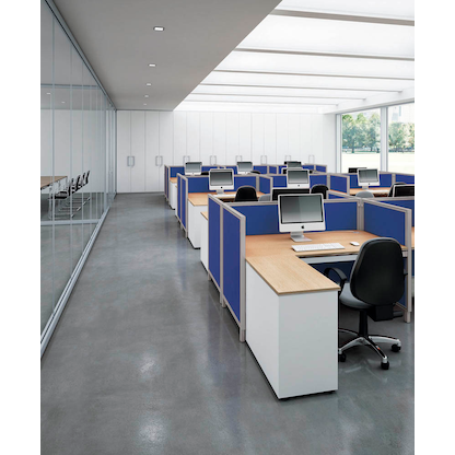 Artikelbild 2 für Quadrifoglio Trennwand, blau 160,0 x 144,0 cm, 1 St., Artikelnummer 278543