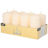 Artikelbild 1 für STARPAK Stumpenkerzen creme, 8 St., Artikelnummer 514099