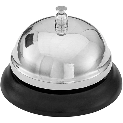 Artikelbild für WEDO Tischglocke silber, Artikelnummer 184004