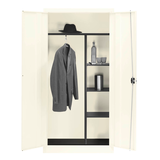 Artikelbild 1 für mauser Stahlschrank BF 4K - 9010/9010 reinweiß 3 Fachböden 95,0 x 42,0 x 195,0 cm, aufgebaut, 1 St., Artikelnummer 600641