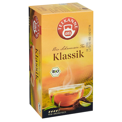 Artikelbild 5 für TEEKANNE Bio Schwarzer Tee Klassik Bio-Tee 20 Portionen, Artikelnummer 778623