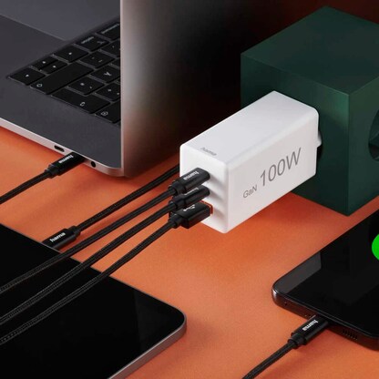 Artikelbild 8 für hama Mini Ladeadapter weiß, 100 Watt, Artikelnummer 755688