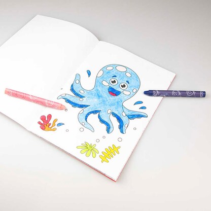 Artikelbild 5 für Kores® KRAYONES Wachsmalstifte farbsortiert, 12 St., Artikelnummer 766679