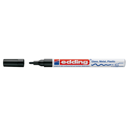 Artikelbild für edding 751 creative Lackmarker schwarz 1,0 - 2,0 mm, 1 St., Artikelnummer 126169