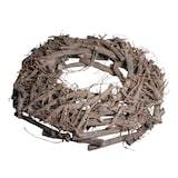 Artikelbild 1 für Rayher Bastelkranz grau/weiß aus Weiden gewischt Ø 40,0 cm, 1 St., Artikelnummer 925776