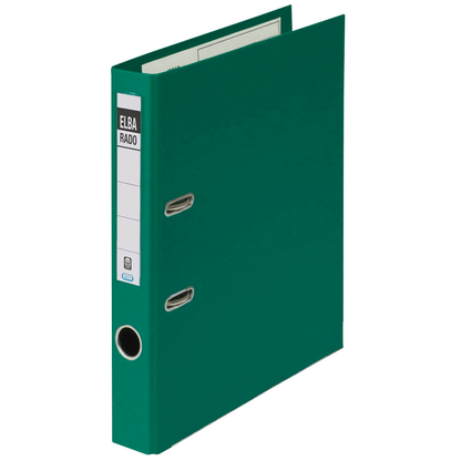 Artikelbild für ELBA rado plast Ordner grün Kunststoff 5,0 cm DIN A4, 1 St., Artikelnummer 255554