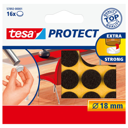 Artikelbild für tesa Protect® Filzgleiter Kunststoff Ø 1,8 cm, 16 St., Artikelnummer 376374