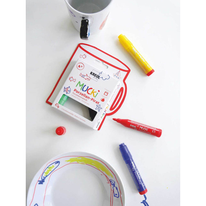 Artikelbild 8 für KREUL MUCKI Pirat Porzellanstifte farbsortiert 2,0 - 5,0 mm, 5 St., Artikelnummer 114909