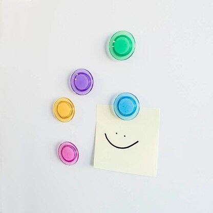 Artikelbild 4 für ALLboards Magnete farbsortiert, Kunststoff Ø 3,0 x 0,6 cm, 10 St., Artikelnummer 503126