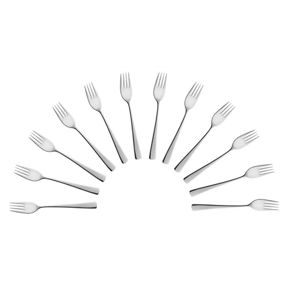 Artikelbild für Amefa Gabel Dante silber satiniert, 12 St., Artikelnummer 548598