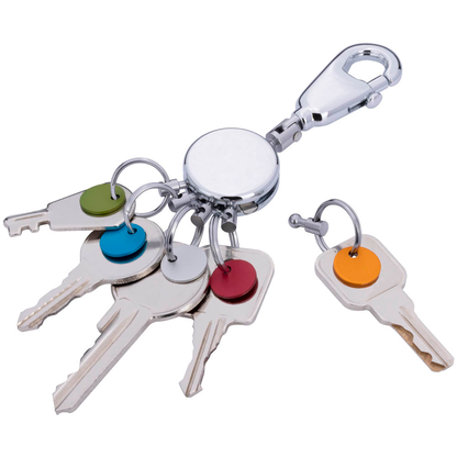 Artikelbild 2 für TROIKA® Schlüsselanhänger PATENT/Colour glänzend mehrfarbig, Artikelnummer 665879