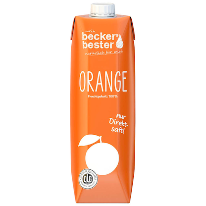 Artikelbild 2 für beckers bester ORANGE Direktsaft 6x 1,0 l, Artikelnummer 653002
