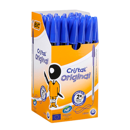 Artikelbild 6 für BIC Kugelschreiber Cristal transparent, Schreibfarbe: blau, 50 St., Artikelnummer 831453