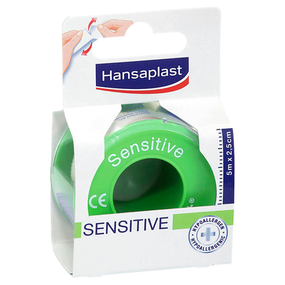 Artikelbild für Hansaplast Heftpflaster Sensitive 207968006 weiß 2,5 cm x 5,0 m, 1 St., Artikelnummer 353209