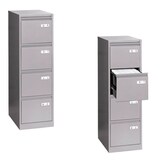 Artikelbild 1 für BISLEY LIGHT Hängeregistraturschrank silber 4 Schubladen 41,3 x 62,2 x 132,1 cm, 1 St., Artikelnummer 210161