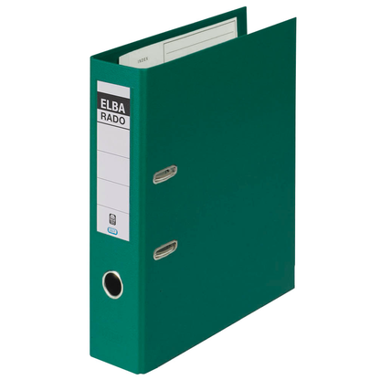 Artikelbild für ELBA rado plast Ordner grün Kunststoff 8,0 cm DIN A4, 1 St., Artikelnummer 255612