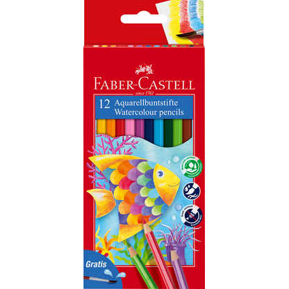 Artikelbild 6 für FABER-CASTELL KINDER-AQUARELL Aquarellstifte farbsortiert, 1 St., Artikelnummer 748977
