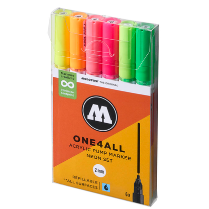 Artikelbild 21 für MOLOTOW One4All Acrylstifte farbsortiert 2,0 mm, 6 St., Artikelnummer 513969