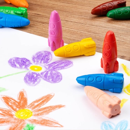 Artikelbild 8 für JOLLY Rocket Wachsmalstifte farbsortiert, 12 St., Artikelnummer 609749