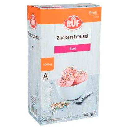 Artikelbild für RUF Bunte Zuckerstreusel 1,0 kg, 1 St., Artikelnummer 803112