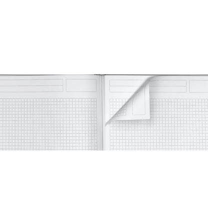 Artikelbild 4 für Notizbücher DIN A4 kariert, silber Hardcover 192 Seiten, 3 St., Artikelnummer 837625