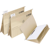 Artikelbild 1 für ELBA Personalhefter vertic ULTIMATE Karton naturbraun DIN A4 4x kaufmännische Heftung, 5 St., Artikelnummer 393934