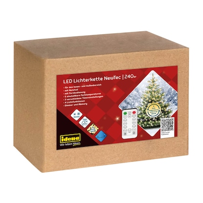 Artikelbild 11 für Idena NewTec 240er LED Lichterkette grün 31,9 m, 1 St., Artikelnummer 761793