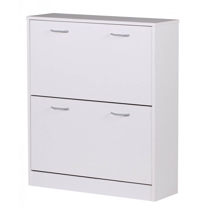 Artikelbild 5 für WOHNLING Schuhschrank, WL1.347 weiß 2 Fachböden 75,0 x 24,0 x 87,0 cm, Artikelnummer 904674