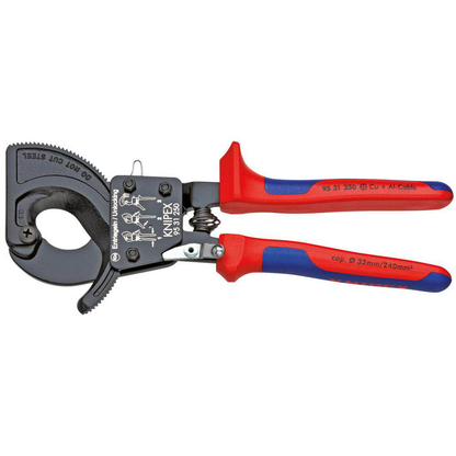Artikelbild für KNIPEX Kabelschere 95 31 250, Länge: 25,0 cm, 1 St., Artikelnummer 983247