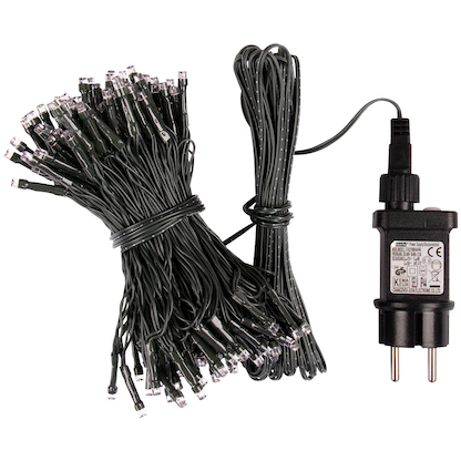 Artikelbild 10 für Idena 80er weiße LED Lichterkette grün 16,0 m, 1 St., Artikelnummer 105209