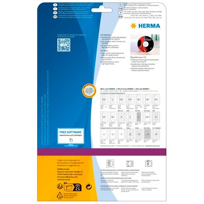 Artikelbild 2 für HERMA CD-Etiketten 4850 weiß, 50 Etiketten , Artikelnummer 781854