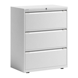 Artikelbild 1 für BISLEY Essentials Hängeregistraturschrank verkehrsweiß 3 Schubladen 80,0 x 47,0 x 100,0 cm, 1 St., Artikelnummer 452781