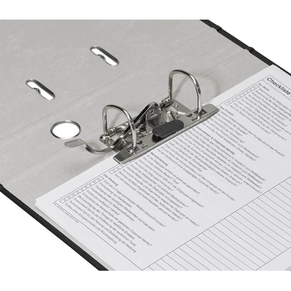 Artikelbild 2 für bene No.1 Power Ordner schwarz Kunststoff 5,2 cm DIN A4, 1 St., Artikelnummer 426320