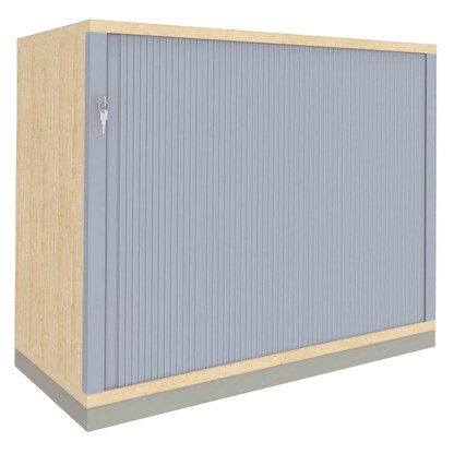 Artikelbild für fm Sidney Rollladenschrank königsahorn 1 Fachboden 100,0 x 44,2 x 78,1 cm, Artikelnummer 160612