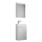 Artikelbild 1 für VCM my bath Badmöbel-Set 3-teilig Slito 914136 weiß 41,0 x 22,0 x 130,0 cm, Artikelnummer 388274