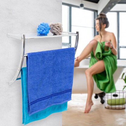 Artikelbild 5 für relaxdays Handtuchhalter silber, 1 St., Artikelnummer 400303