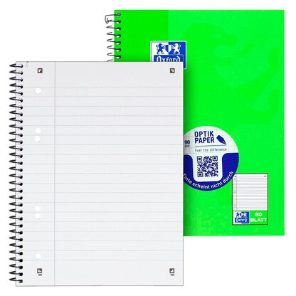 Artikelbild für OXFORD Collegeblock Schule Kleinformat liniert DIN A5 Innenrand, 1 Block, Artikelnummer 759677