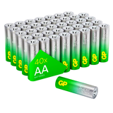 Artikelbild 1 für GP Batterien SUPER Alkali-Mangan Mignon AA 1,5 V, 40 St., Artikelnummer 647624