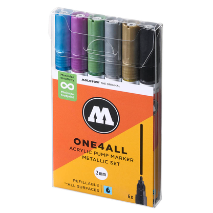 Artikelbild 20 für MOLOTOW One4All Acrylstifte farbsortiert 2,0 mm, 6 St., Artikelnummer 514206
