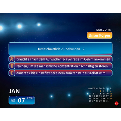 Artikelbild 9 für Heye Abreißkalender Wer weiß denn sowas 2026, 1 St., Artikelnummer 551269