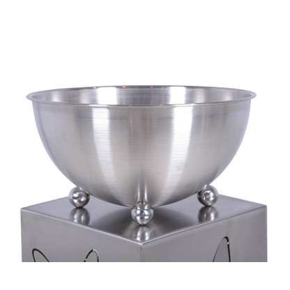 Artikelbild 5 für Garden Pleasure Pflanzenständer FALINA Metall silber quadratisch/rund 25,0 x 75,5 cm, 1 St., Artikelnummer 544052